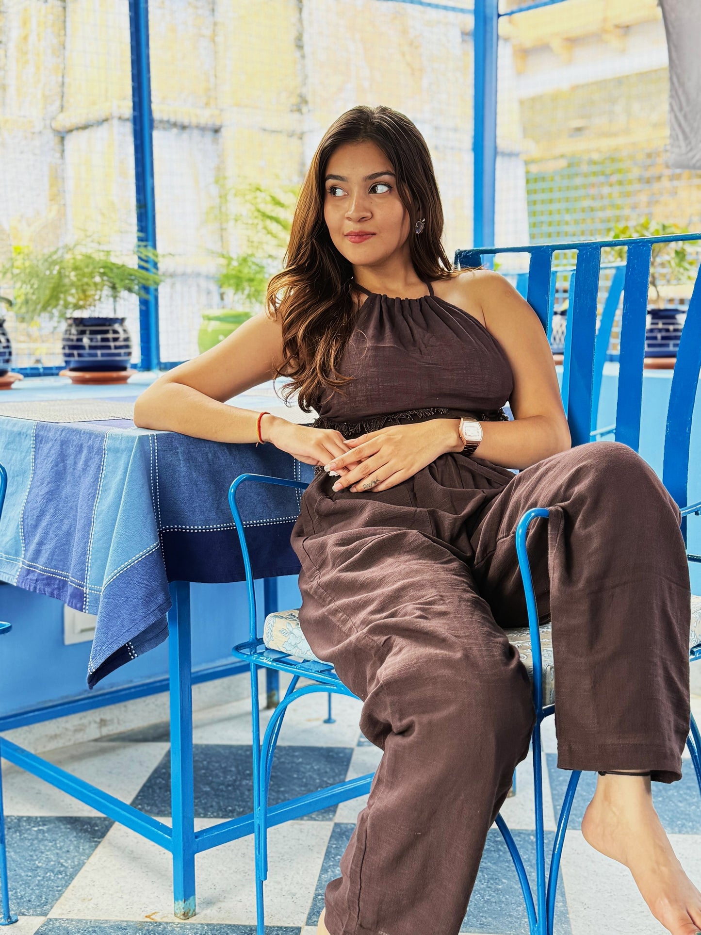 Halter Neck Top Cacao