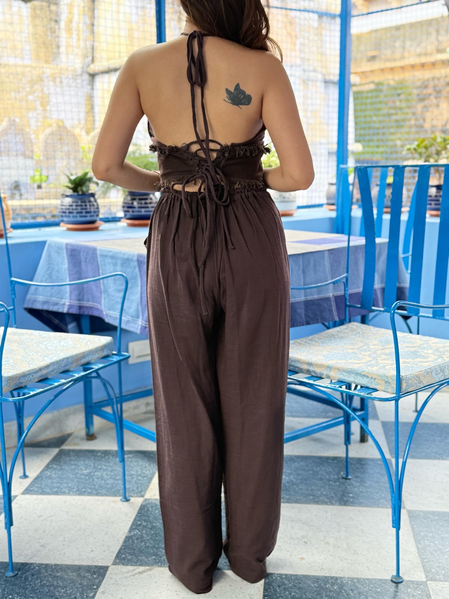 Halter Neck Top Cacao