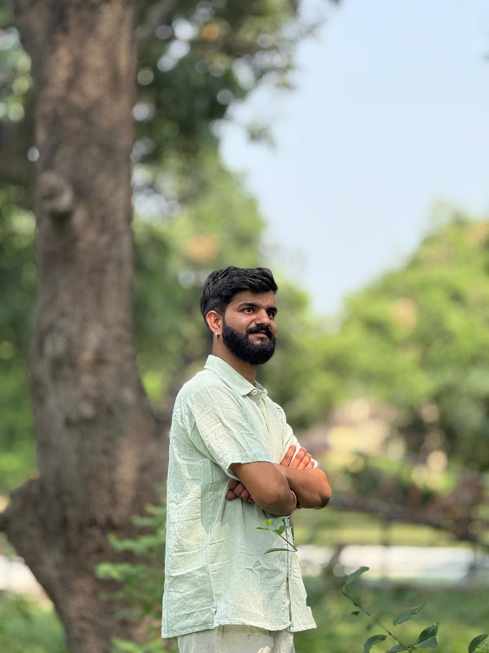 Sage Green Khadi Cotton Shirt