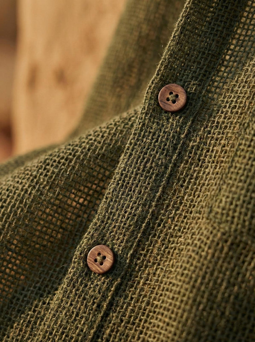 Unisex Cotton Mesh Shirt | Breathable Open Weave Cotton | One Size - Image 5